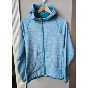 Golf Annika Cutter & Buck Jacket Zip Up Womens Large Drytec 50UPF Teal Golf